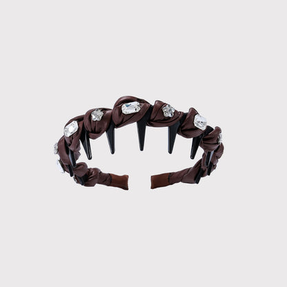 Gifty - Retro Coffee Twisted Teeth Headband