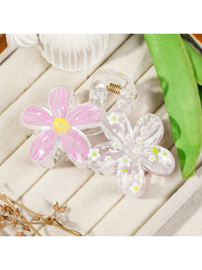 Beau - Five Petal Flower Hair Clip