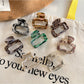 Beau - Square-Shaped Openwork Hair Clip