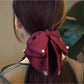 Beau - Satin Finish Butterfly Bow Claw Clip