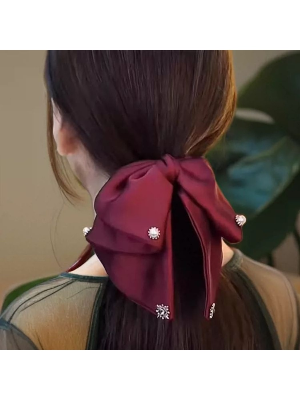 Beau - Satin Finish Butterfly Bow Claw Clip