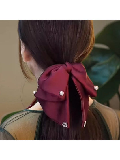 Beau - Satin Finish Butterfly Bow Claw Clip