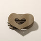 Beau - Heart Cutout Matte Hair Clip
