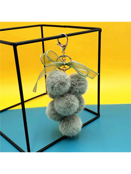 Keypus - Grape Shaped Plush Keychain Bag Charm