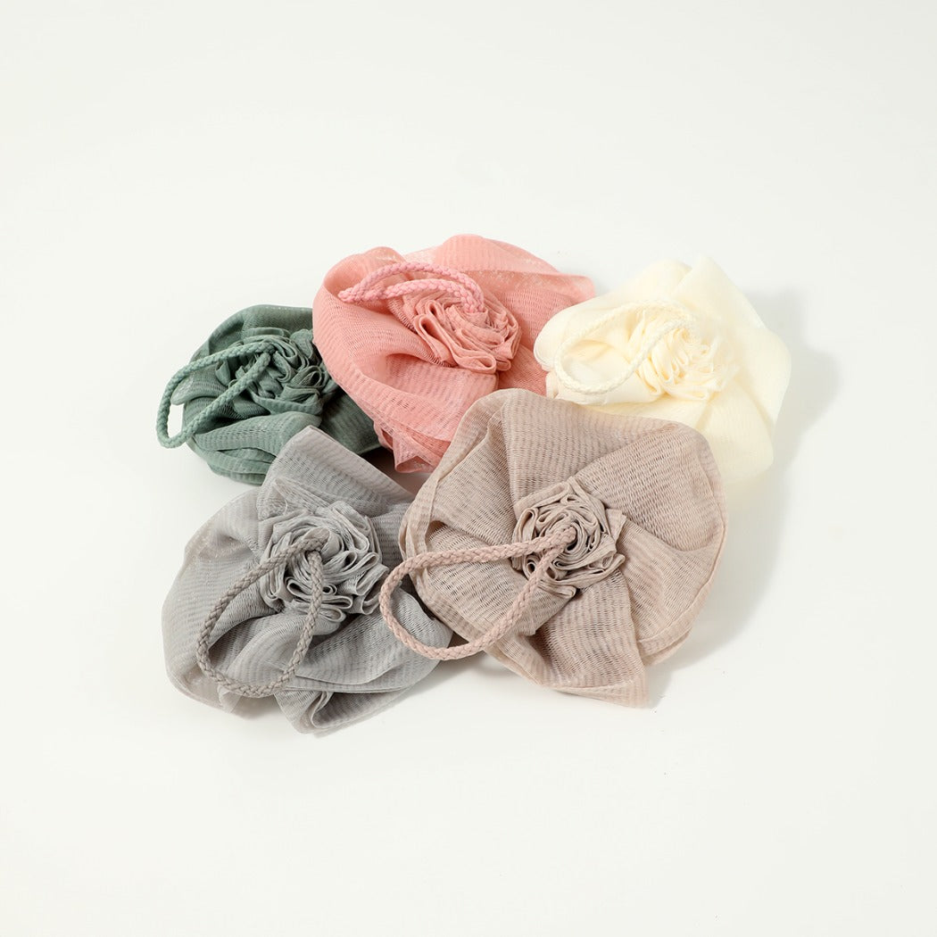 Papo - Rose Shaped Bath Pouf