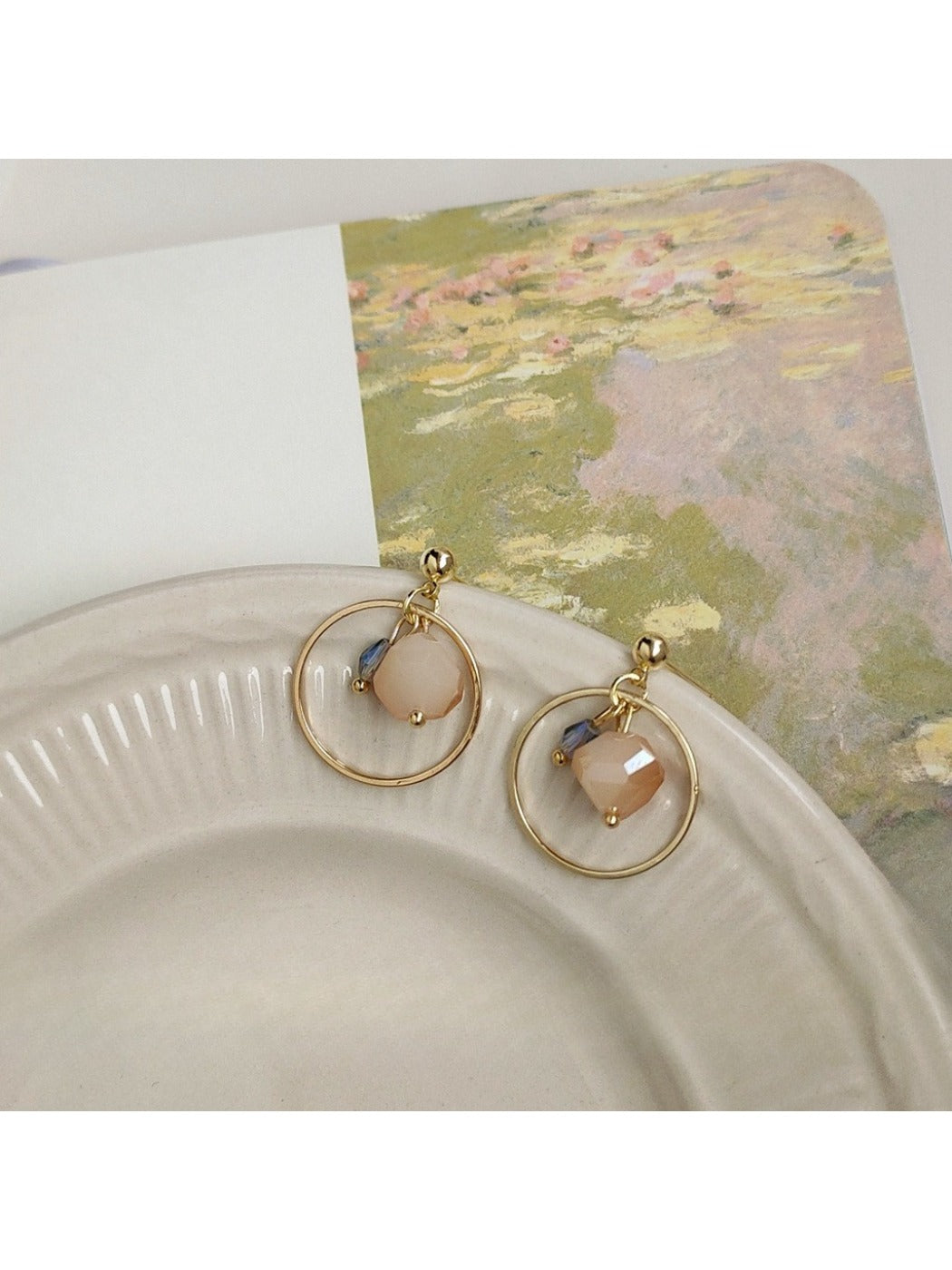 Earedge - Sparkling Glass Crystal Earrings