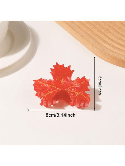 Beau - Vintage Maple Leaf Shape Claw Hair Clip