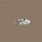 Beau - Botanical Print Bow Accent Oval Hair Clip
