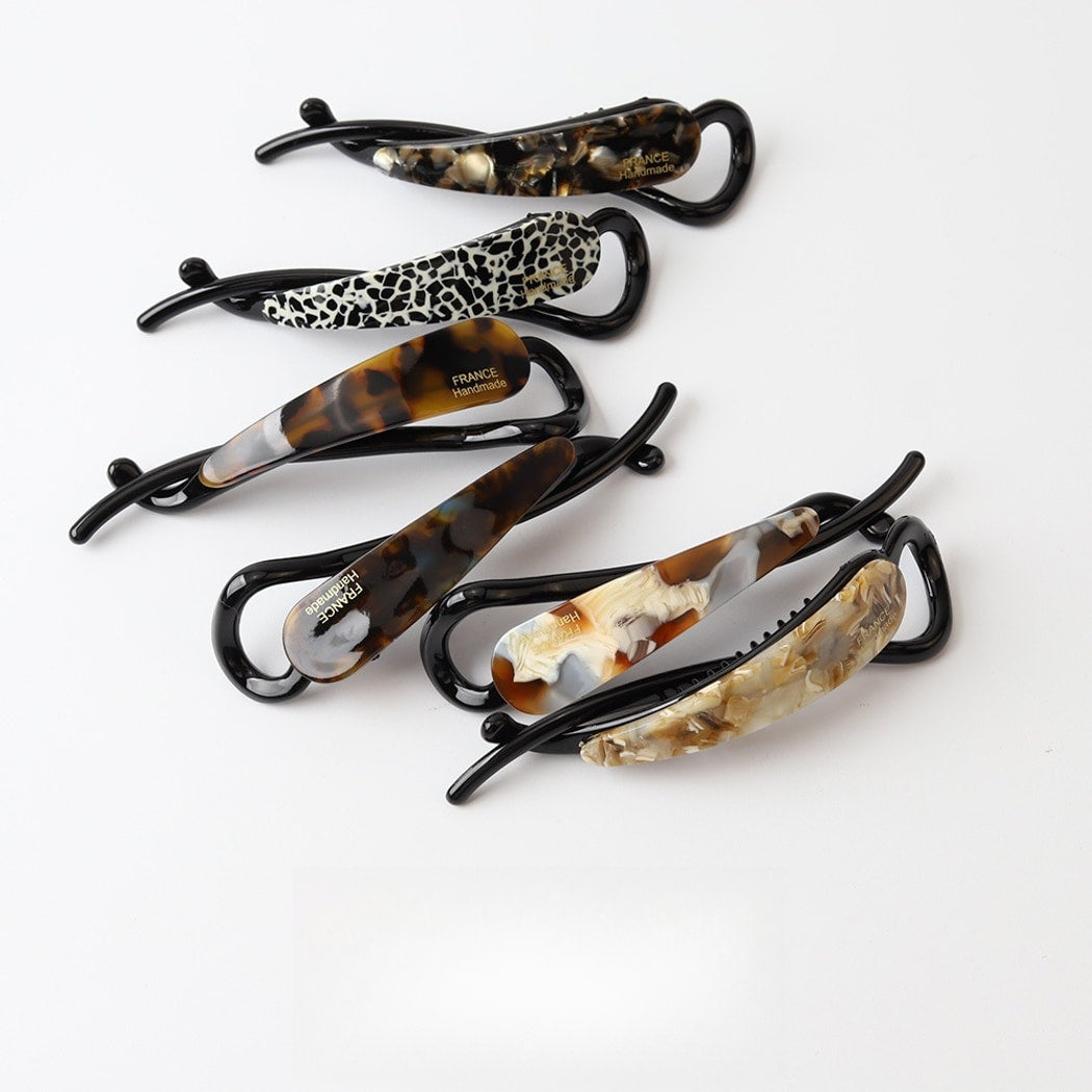 Beau - Modern Minimalist Print Acetate Hair Clip