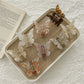 Beau light color butterfly shaped claw clip on white background