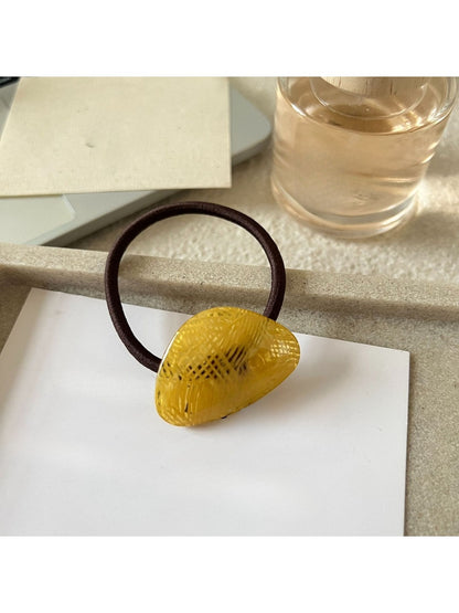 Gifty - Textured Acetate Oval Hair Tie