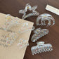 Beau - Transparent Polka Dot Plastic Claw Clip
