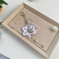 Keypus - Music Note Snowflake Decorative Strap Keychain