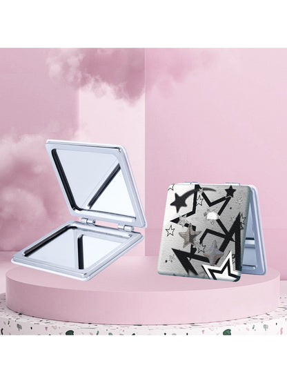 Mirroray - Y2K Style Folding Glass Compact Mirror