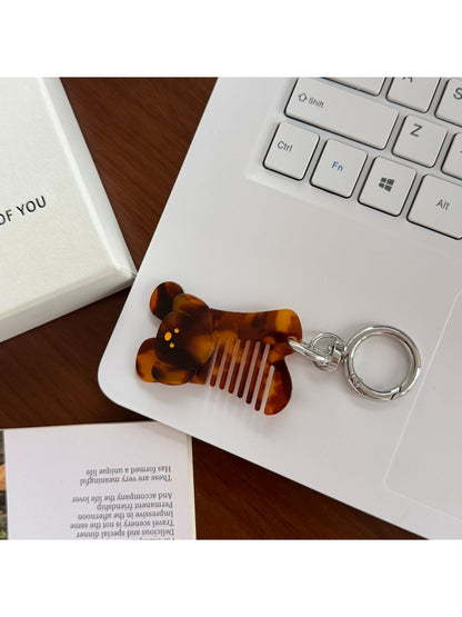 Keypus - Animal Shape Comb Bag Charm Keychain