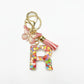 Keypus - Delicate Butterfly Letter Pendant Keychain