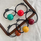 Gifty - Minimalist Solid Color Sphere Hair Tie