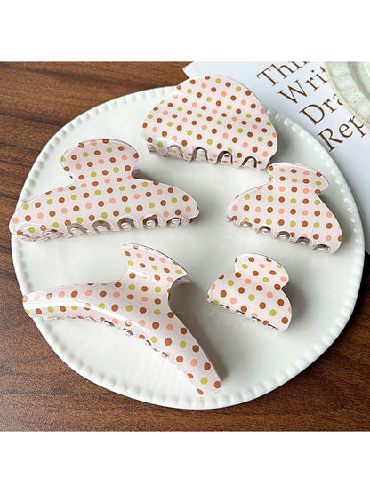 Beau - Modern Candy Polka Dot Claw Clip