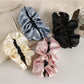 Beau - Ruched Satin Look Cloud Shape Banana Clip