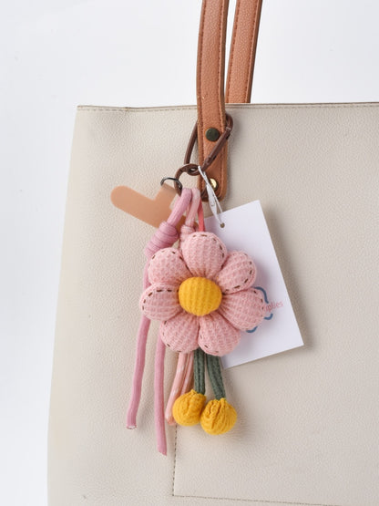 Keypus - Knitted Colors Sunflower Keychain