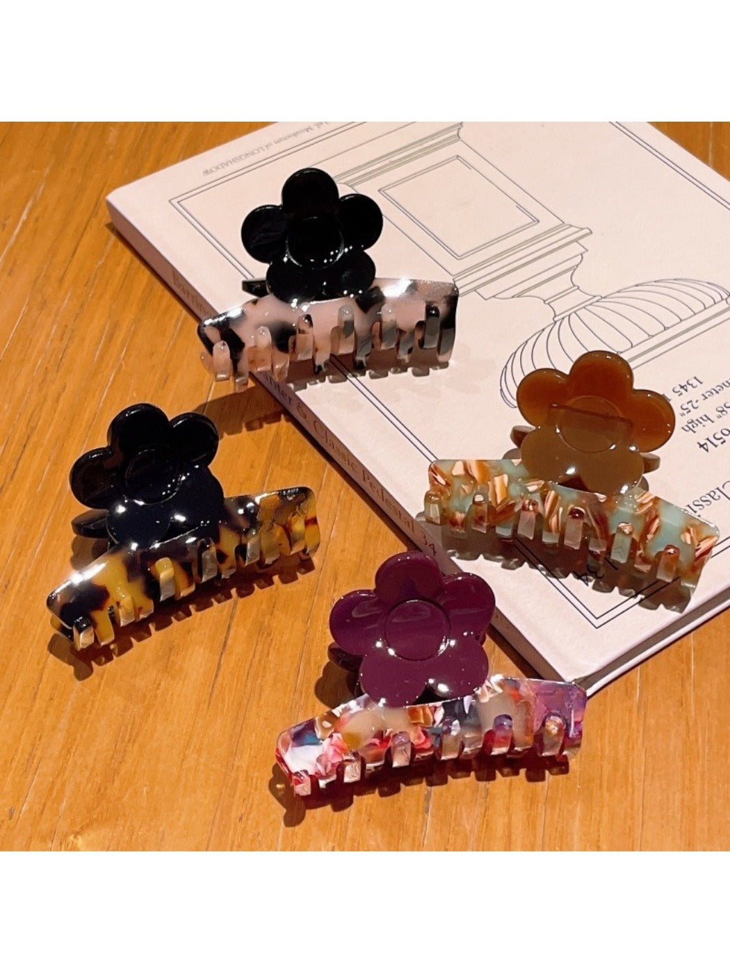 Beau - Bohemian Floral Hair Claw Clip