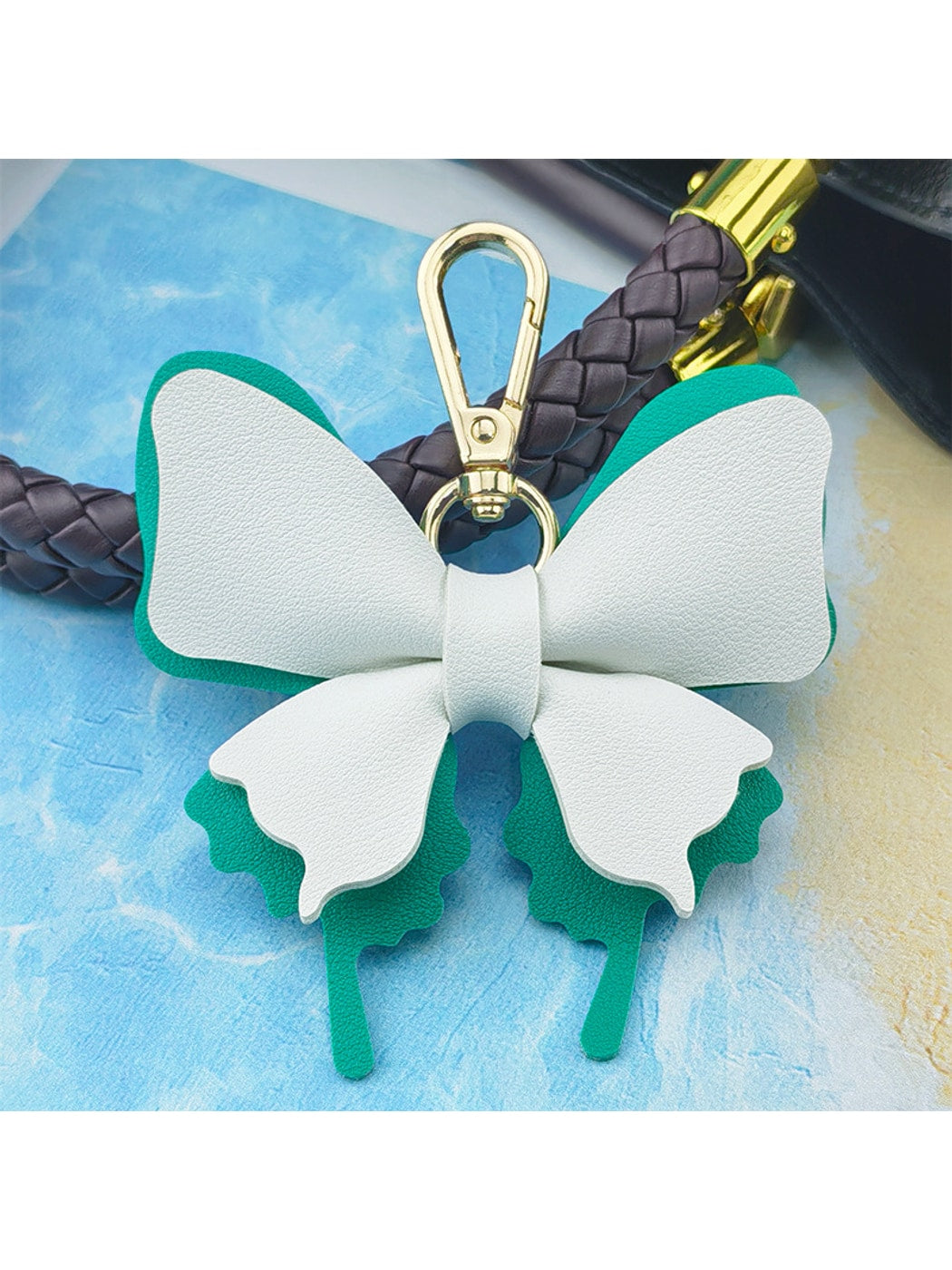 Keypus - Cartoon Butterfly Bag Charm Alloy Keychain