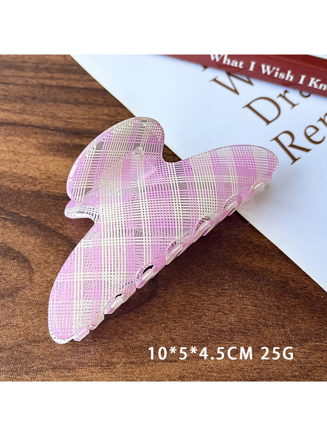 Beau - Geometric Acetate Fiber Alloy Claw Hair Clip