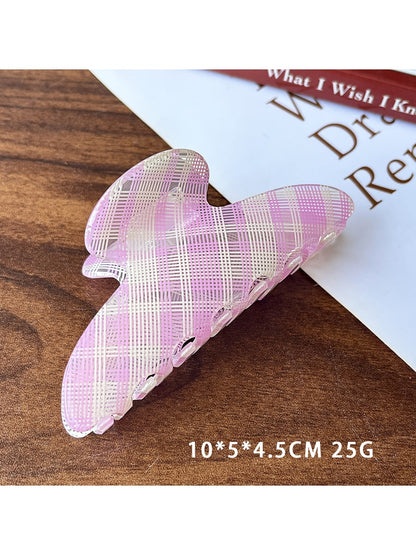 Beau - Geometric Acetate Fiber Alloy Claw Hair Clip
