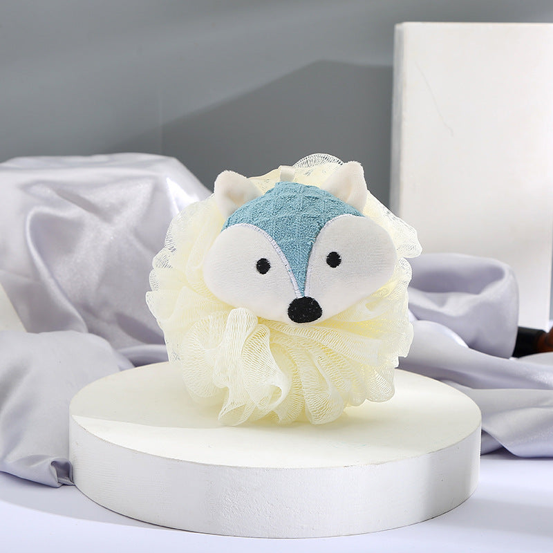 PAPO - Large Cute Fox-Shaped Bath Sponge