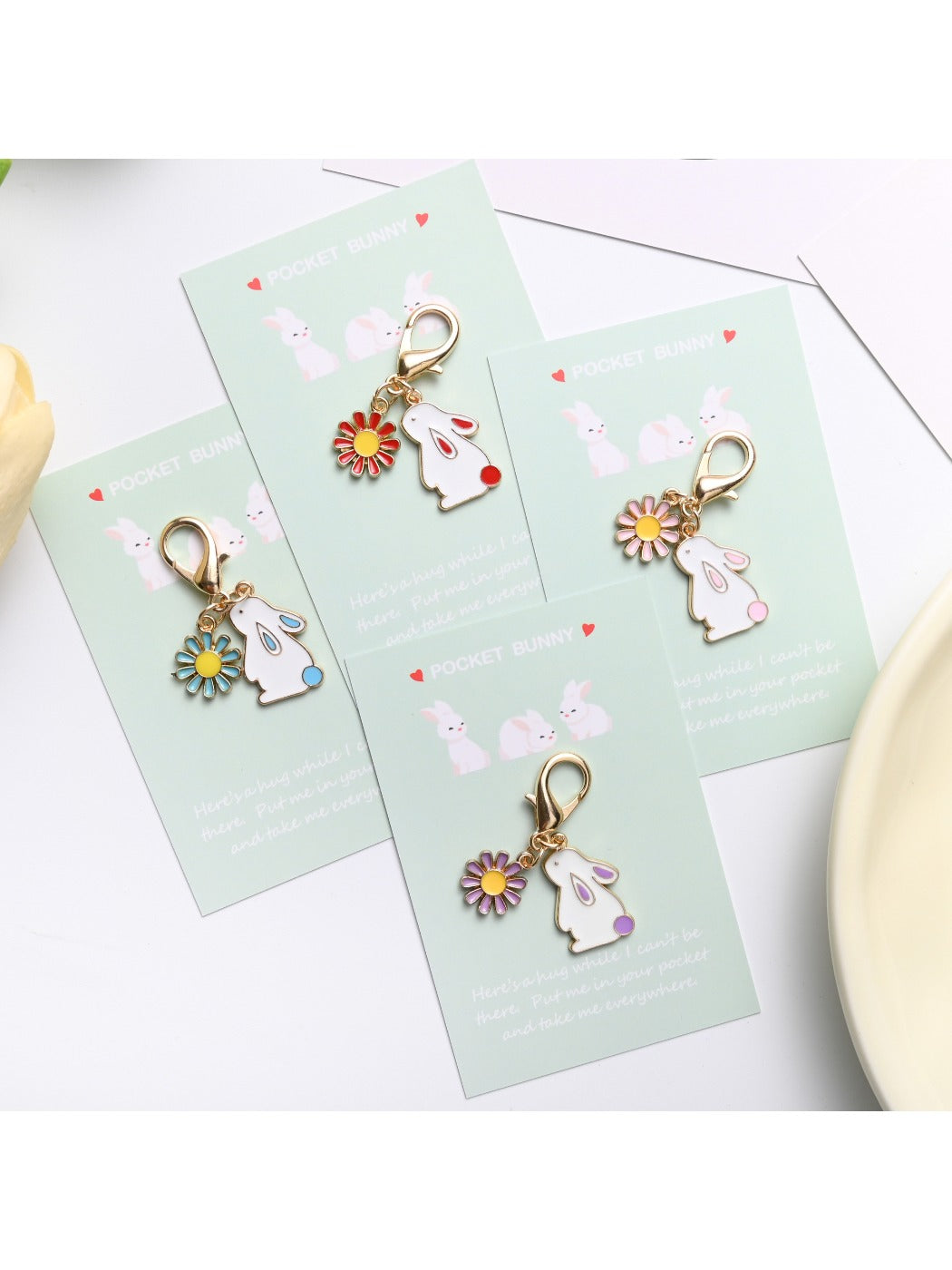 Keypus - Adorable Cartoon Bunny Keychain