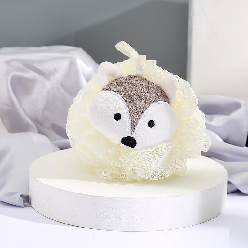 PAPO - Large Cute Fox-Shaped Bath Sponge