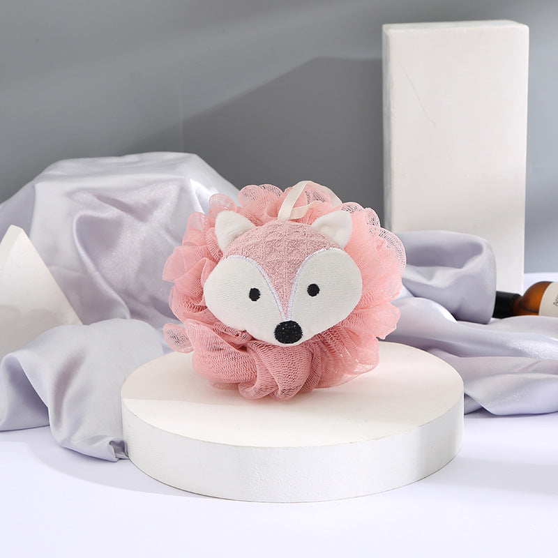 PAPO - Large Cute Fox-Shaped Bath Sponge