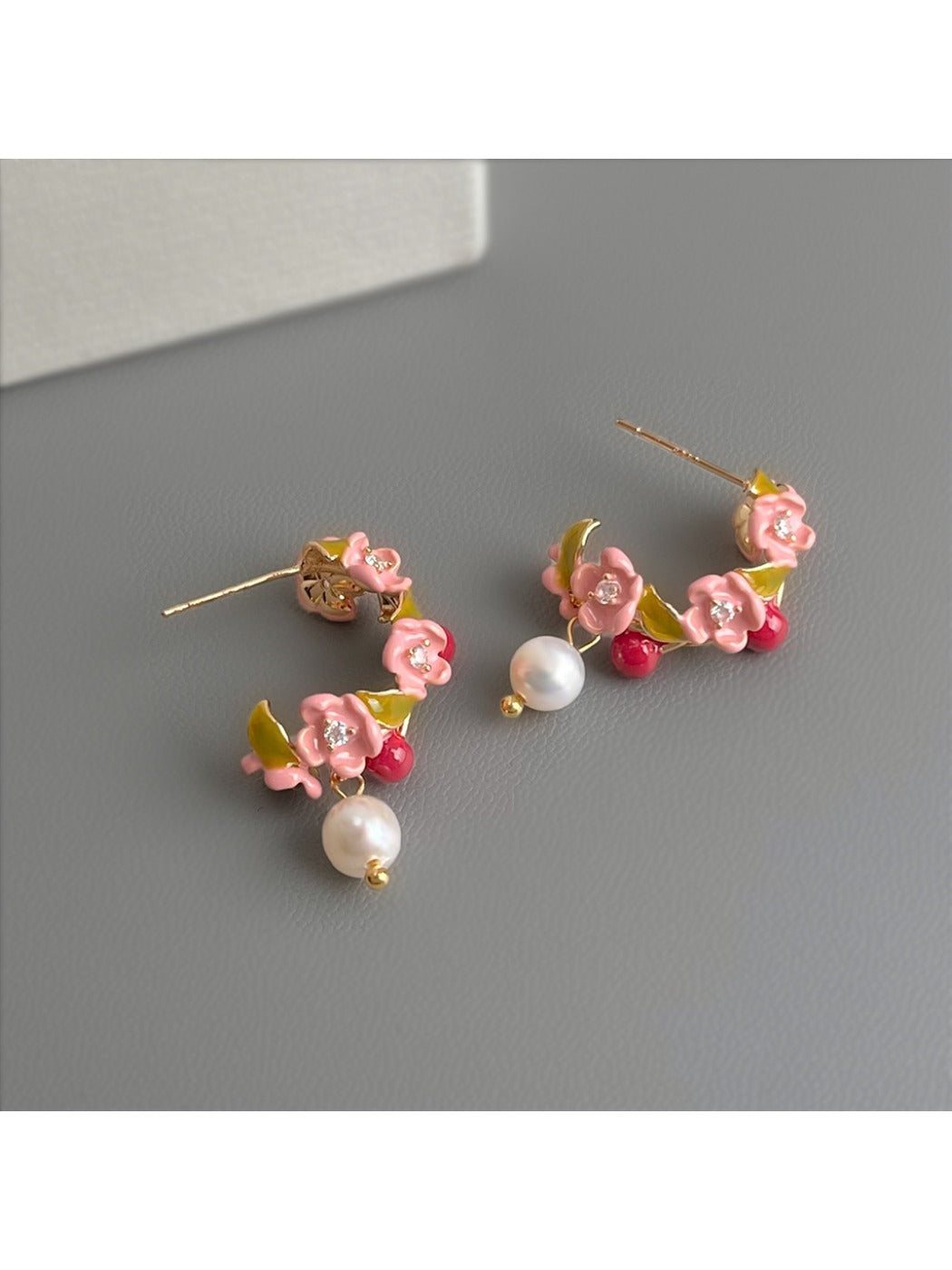 Earedge - Spring Floral Berry Stud Earrings