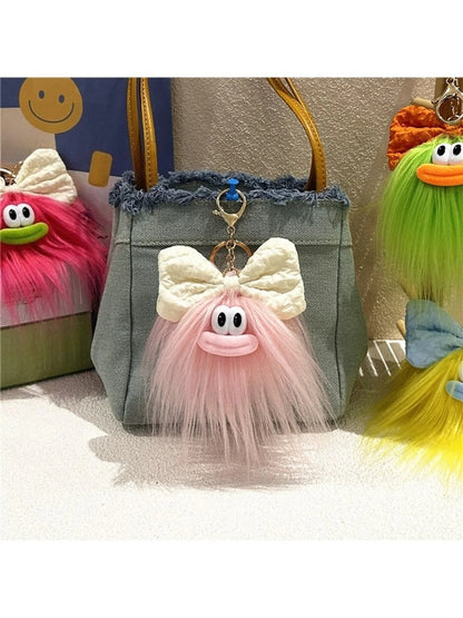 Keypus - Funny Bow Doll Bag Charm Keychain