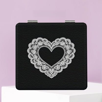 Mirroray - Foldable PU Leather Glass Makeup Mirror
