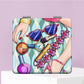 Mirroray - Cartoon Style Print Makeup Mirror