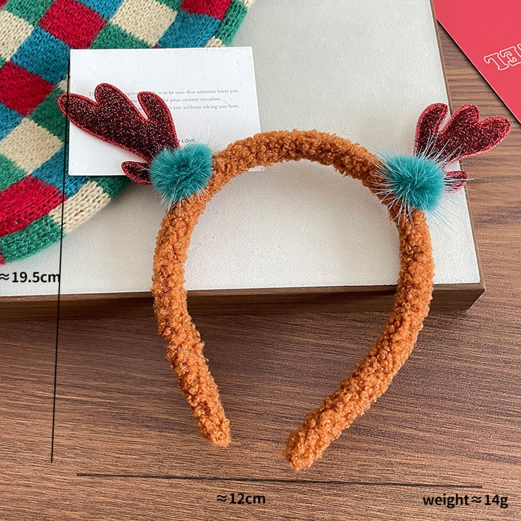 Gifty - Christmas Hat Reindeer Antler Hair Accessories