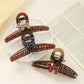 Beau - A Retro Puppy Print Claw Clip