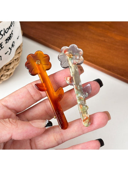 Beau - Acetic Acid Flower-shaped Hairpin