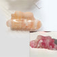Beau cloud shaped hair claw clip packaged in clear plastic box