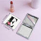 Mirroray - Floral Letter Print Folding Makeup Mirror