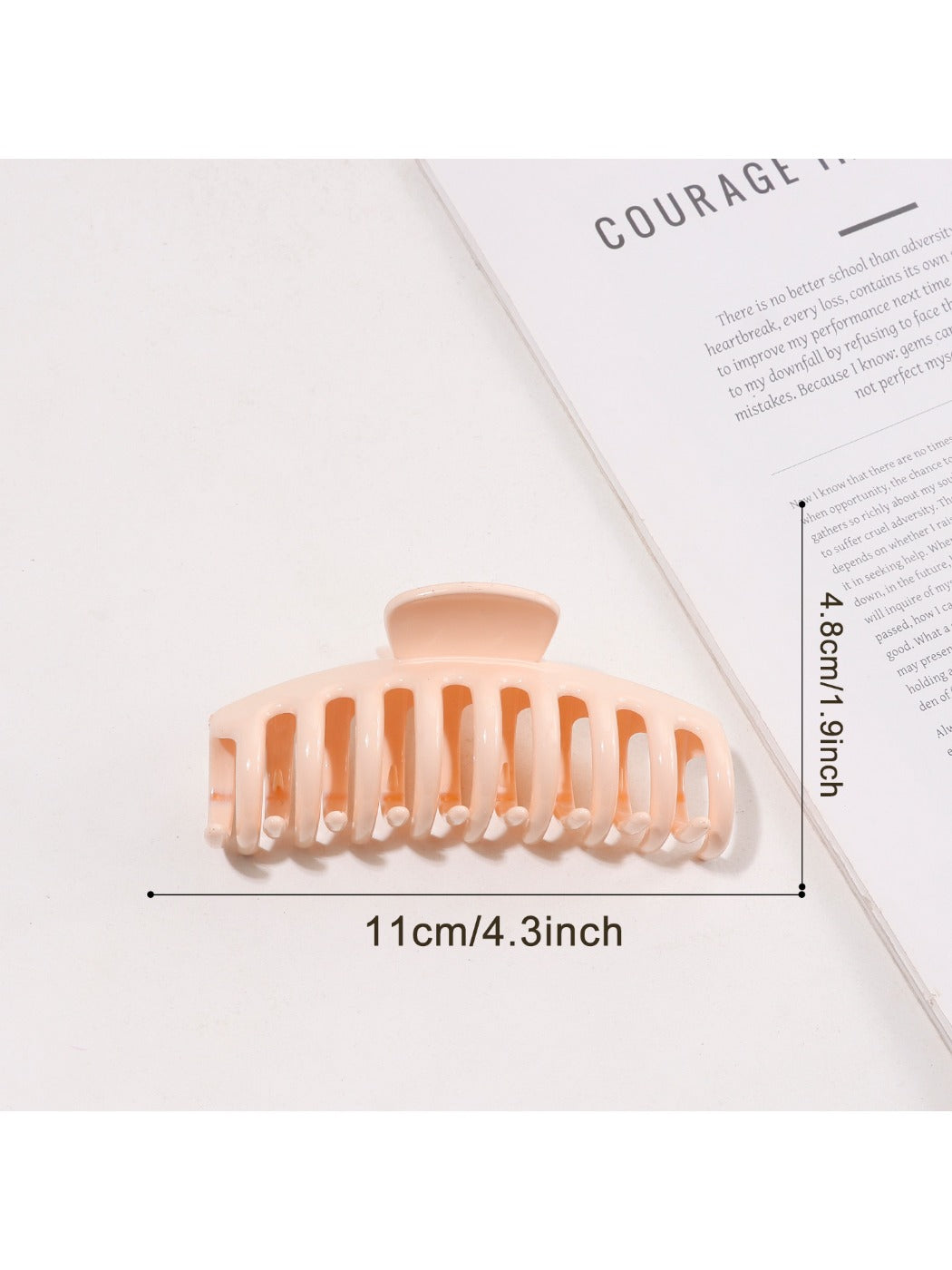 Beau - Pastel Large Hair Claw Clip