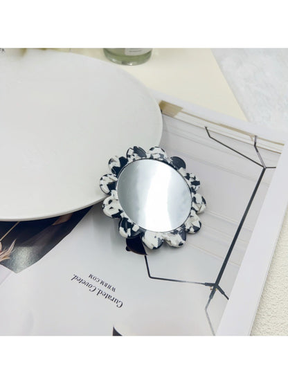 Mirroray - Acetic Acid Plate Sunflower Small Round Mirror