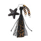 Keypus - Leopard Print Lace Star Pouch Keychain