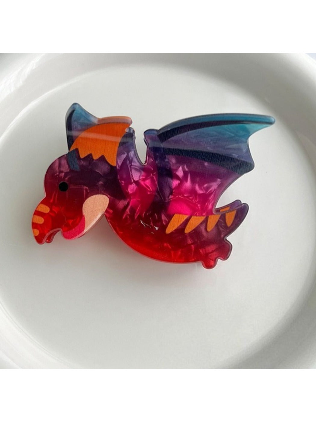 Beau - Gradient Color Dinosaur Hair Clip