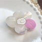 Beau - Smiley Flower Acetate Fiber Claw Clip