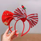 Gifty - Snowflake Detail Christmas Bow Headband