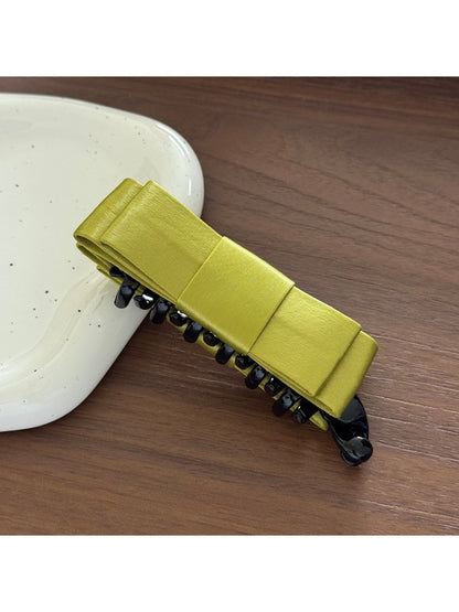 Beau - Sleek Bow Design Plastic Banana Clip