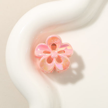Beau - Iridescent Openwork Petal Flower Claw Clip