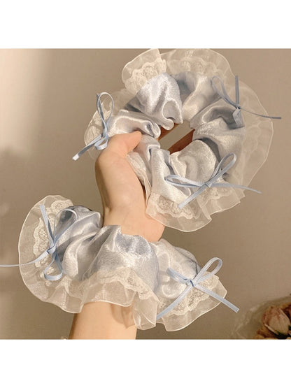 Gifty - Cream Style Lace Satin Hair Loop